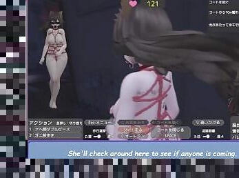 Play Seleka-san who Exposes unnoticed with Naked Coat Stage 2