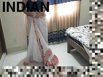 Indian Sexy Grandma Gets Rough Fucked By While Cleaning Her House