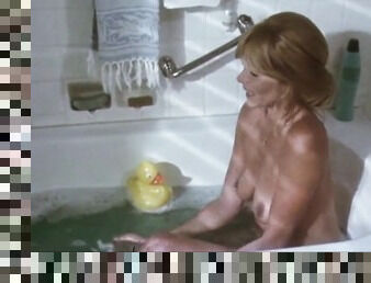 Takes a bath with stepmother